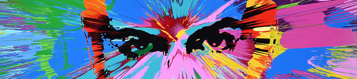 Large scale Damien Hirst spin portrait of the late music icon George Michael | Modern & Contemporary Art | Wednesday 11 March 2026