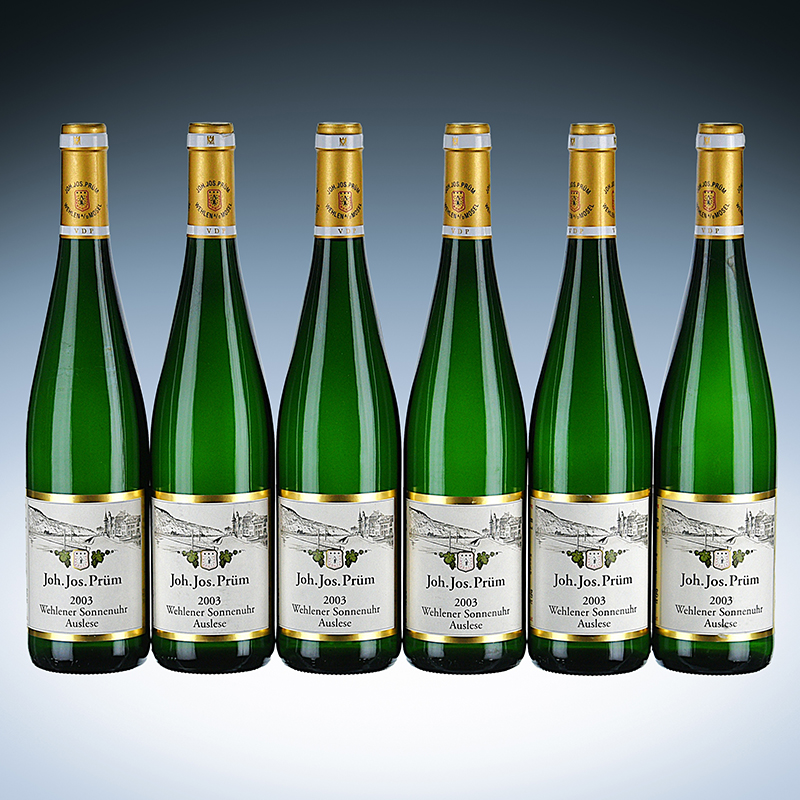 ß 2003 Joh. Jos. Prum, Wehlener Sonnenuhr Riesling Auslese Goldkapsel, Mosel, 6 x 75cl