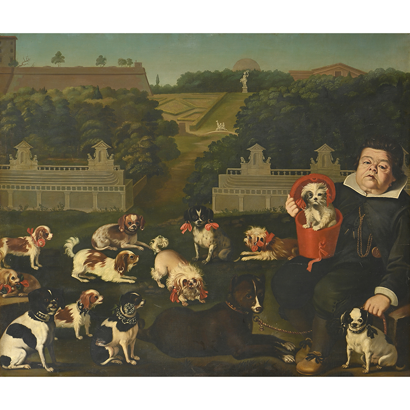 After Tiberio Di Titi, ‘The Medici Kennel-Keeper’, oil on canvas