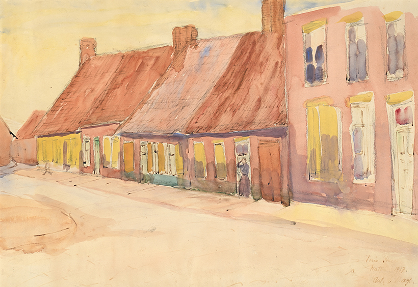 Lot 1 Paul Lucien Maze (French:British 1887 1979), Flanders, 1917