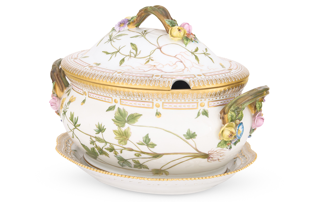 Lot 59 Royal Copenhagen Flora Danica Porcelain Tureen And Cover From The Mcalpine Collection