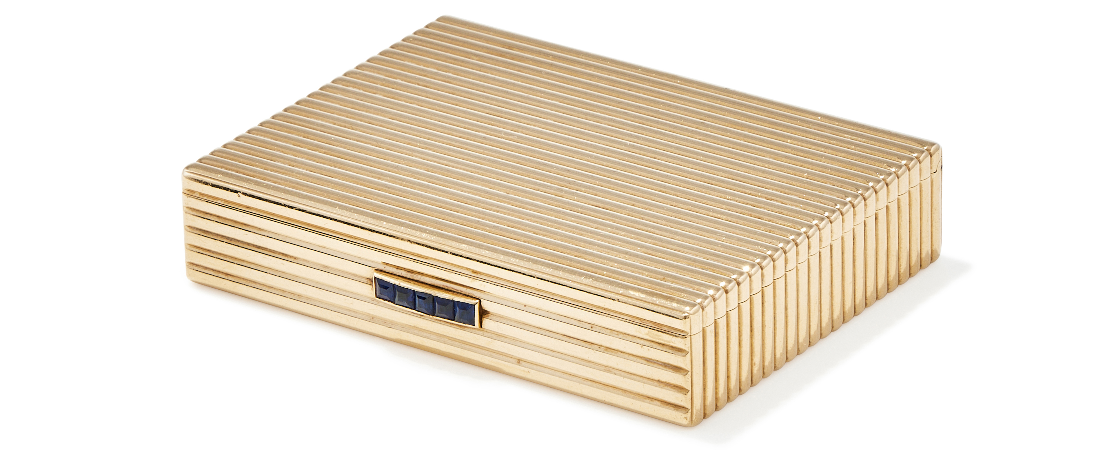 Lot 22 A Sapphire Set Gold Case, London 1948