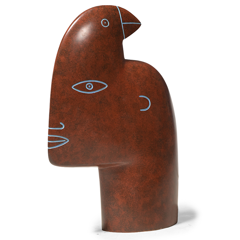 λ Jon Buck (British, B.1951), Bird Man Sculpture, 2009, Bronze
