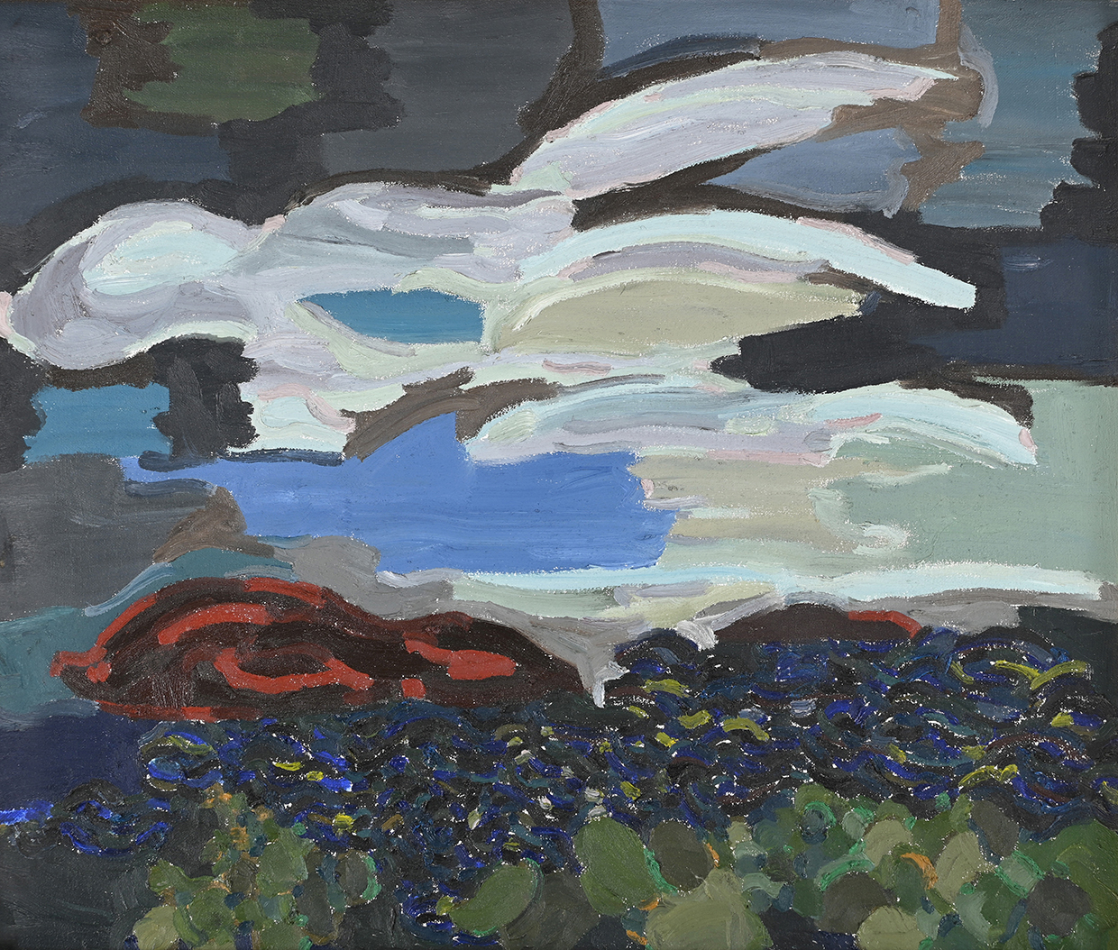 Lot 121 Lynne Drexler, 'Darkened Day'