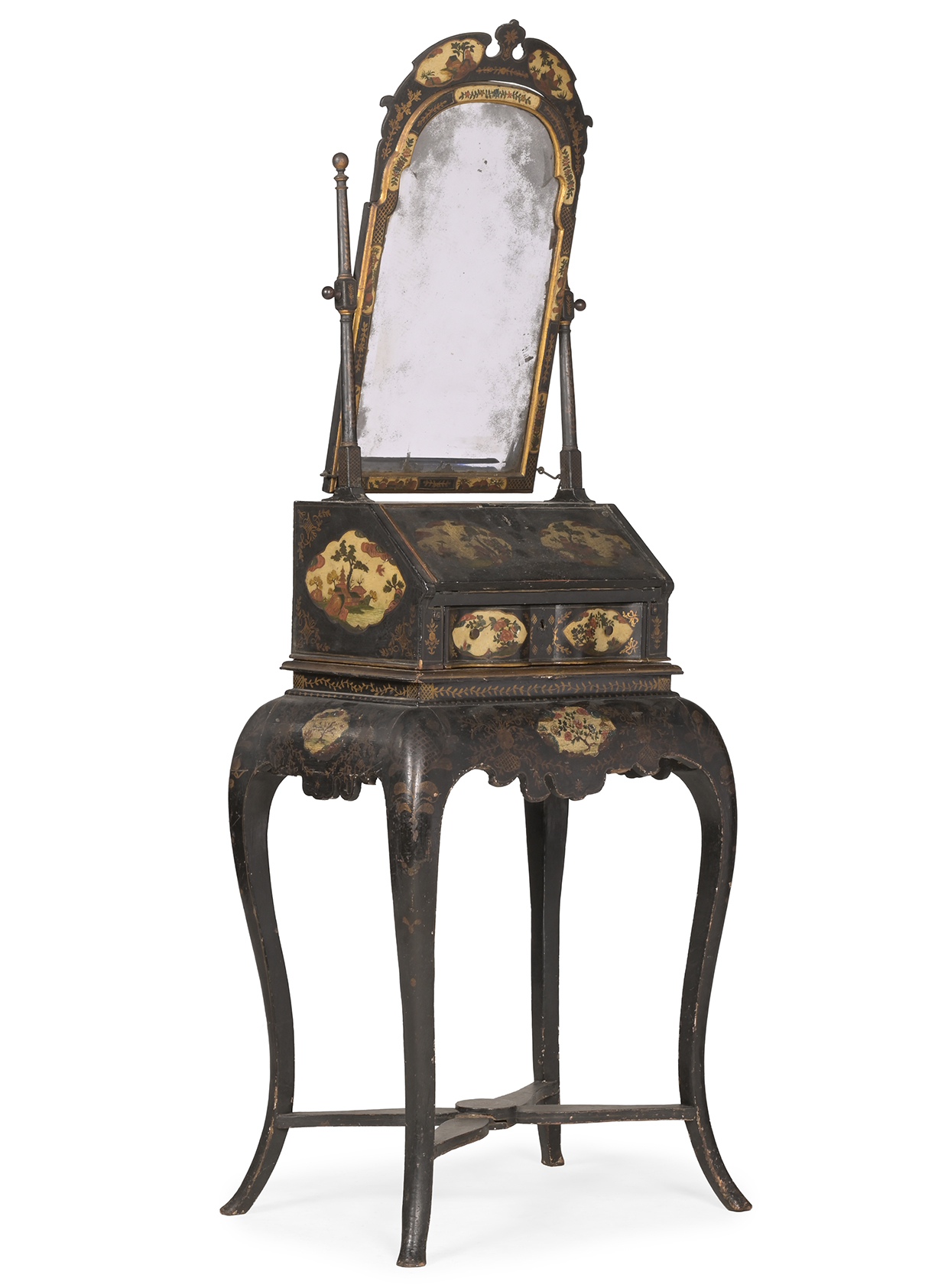 Lot 40 – Black Lacquer Dressing Table