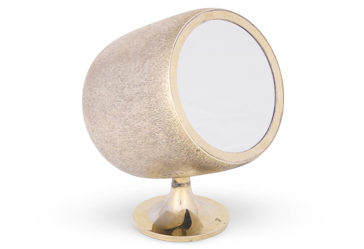 Lot 45 Gerald Benney, A Rare Silver Dressing Table Or Vanity Mirror