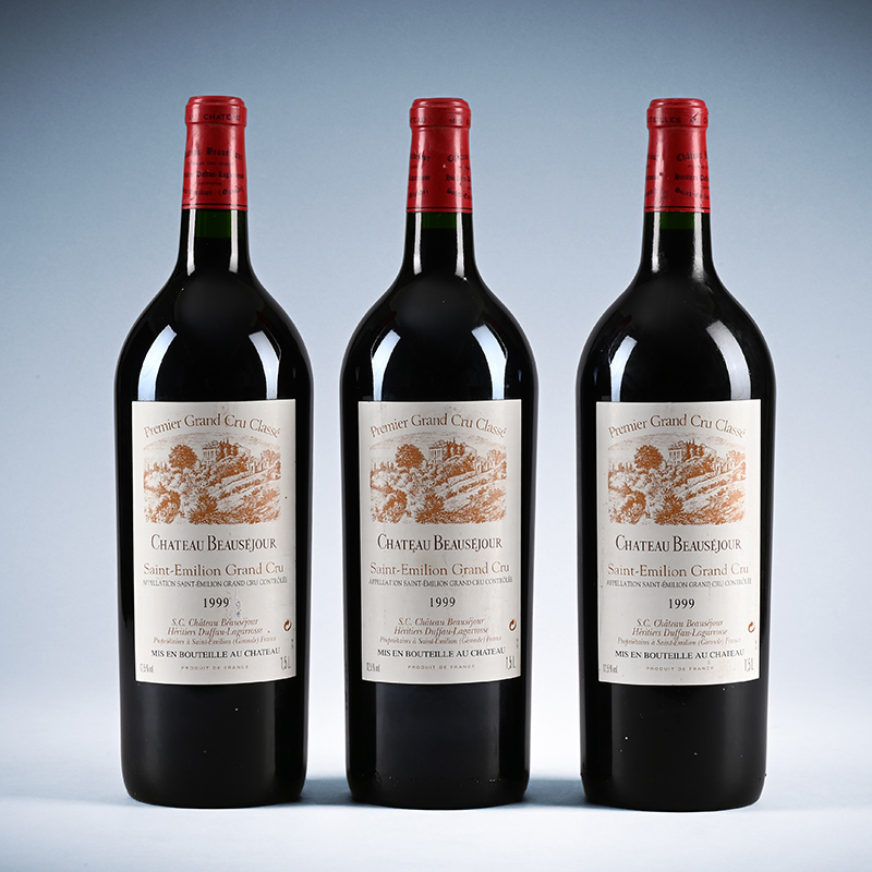 1999 Chateau Beausejour (Duffau-Lagarrosse) Premier Grand Cru Classe B, Saint-Emilion Grand Cru, 3 x 150cl