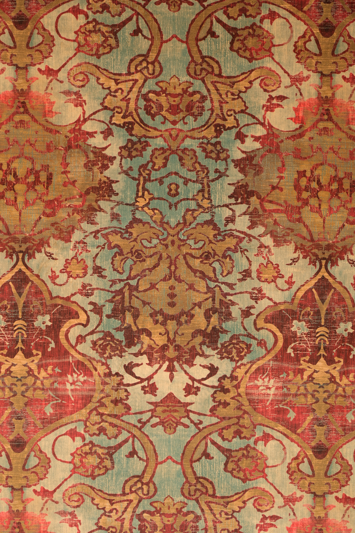 Watts 1874 Fabric 'Constantinople Terracotta’