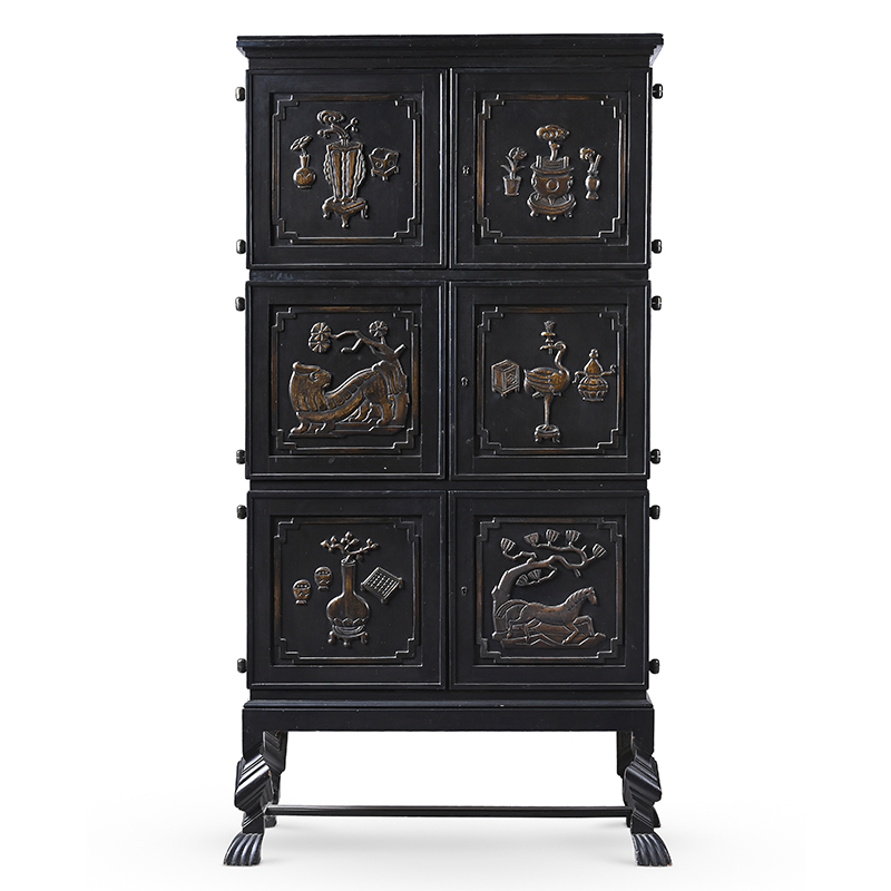 Otto Schulz (German, 1882-1970), Swedish Grace cabinet; circa 1930