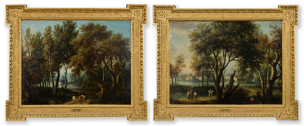 Lot 89 Pair Of Paintings